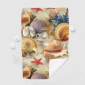 貝殻オンビーチ ゴルフタオル (インサイチュ)