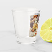 貝殻オンビーチ ショットグラス (左)