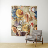 貝殻オンビーチ タペストリー (インサイチュ)