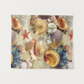 貝殻オンビーチ タペストリー (正面(横))