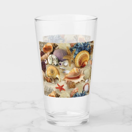 貝殻オンビーチ タンブラーグラス (正面)