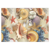 貝殻オンビーチ テーブルクロス (正面(横))