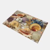 貝殻オンビーチ ドアマット (アングル)