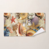 貝殻オンビーチ ハンドタオル (ハンドタオル)