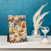 貝殻オンビーチ フォトプラーク (側面)