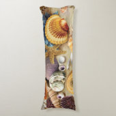 貝殻オンビーチ ボディピロー (正面縦)