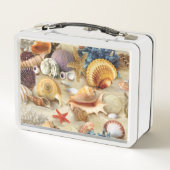 貝殻オンビーチ メタルランチボックス (裏面)
