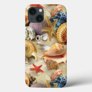 貝殻オンビーチ iPhone 13ケース