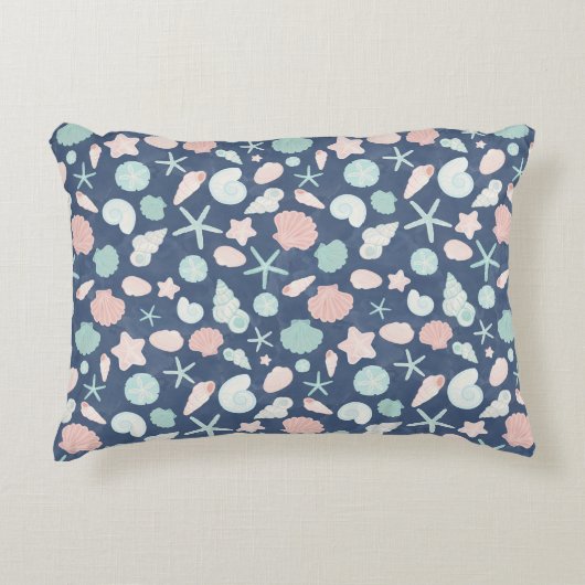 貝殻パターン アクセントクッション (正面)