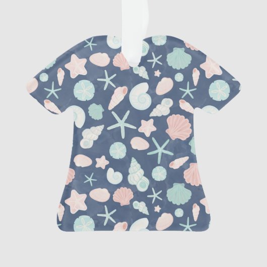 貝殻パターン オーナメント (正面)