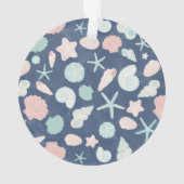 貝殻パターン オーナメント (裏面)