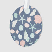 貝殻パターン オーナメント (正面)