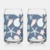 貝殻パターン ガラス缶 (裏面)