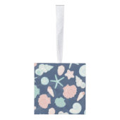 貝殻パターン キューブオーナメント (右)