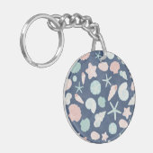 貝殻パターン キーホルダー (正面左)