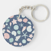 貝殻パターン キーホルダー (裏面)