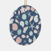 貝殻パターン セラミックオーナメント (右)