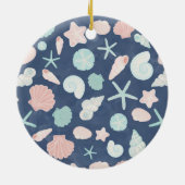 貝殻パターン セラミックオーナメント (裏面)