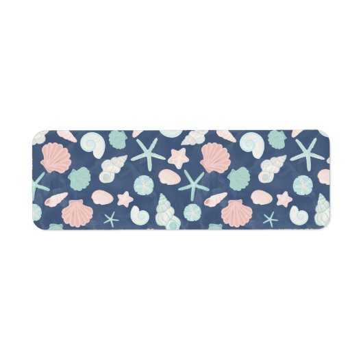 貝殻パターン ラベル (正面)