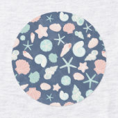 貝殻パターン ラベル (デザイン1)