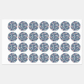 貝殻パターン ラベル (シート)