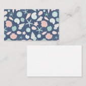 貝殻パターン 名刺 (正面/裏面)