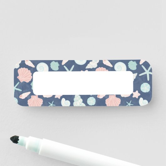 貝殻パターン 名札 (インサイチュ)