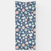 貝殻パターン 横断幕 (縦)