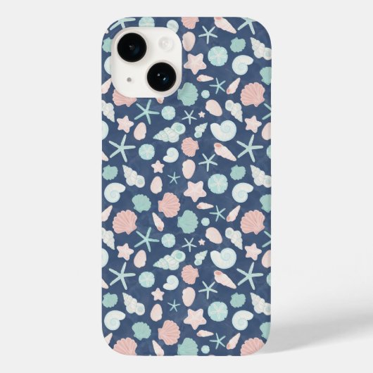 貝殻パターン Case-Mate iPhoneケース (裏面)