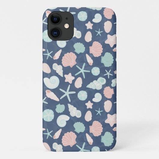 貝殻パターン Case-Mate iPhoneケース (裏面)