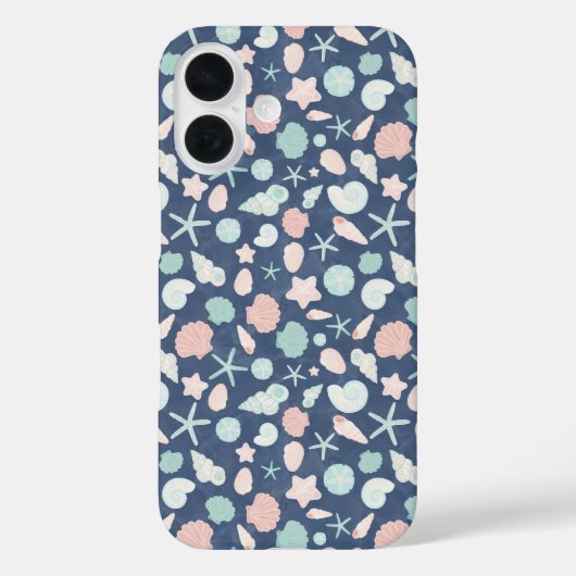 貝殻パターン Case-Mate iPhoneケース (裏面)