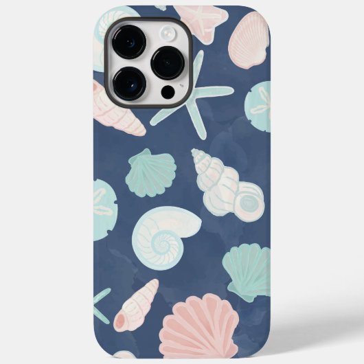 貝殻パターン Case-Mate iPhoneケース (裏面)