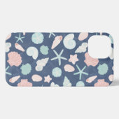 貝殻パターン iPhoneケース (裏面横)