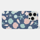 貝殻パターン iPhoneケース (裏面横)