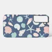 貝殻パターン SAMSUNG GALAXYケース (裏面横)