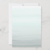 貝殻ビーチの誕生日パーティー招待状 招待状 (裏面)