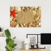 貝殻フレーム ポスター (ホームオフィス)