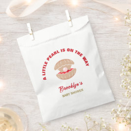 貝殻ベイビーシャワー 小さなパールがやってくる フェイバーバッグ