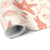 貝殻ラッピング紙 ラッピングペーパー (ロールコーナー)