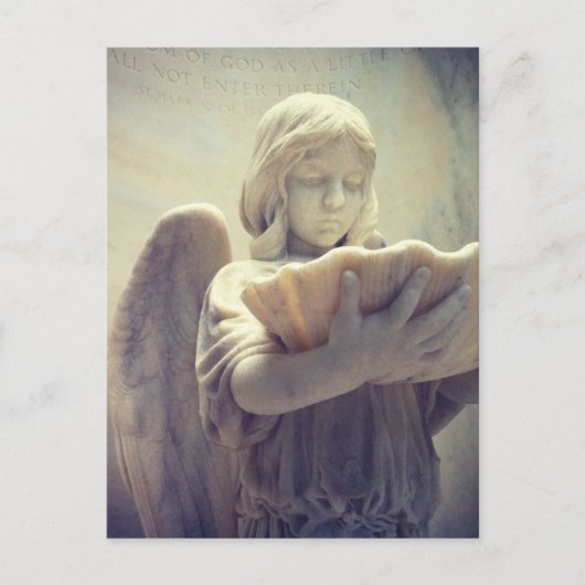 貝殻付きボナベンチャーガール ポストカード (正面)