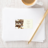 貝殻住所 シールの変おもしろい更 ラベル (インサイチュ)