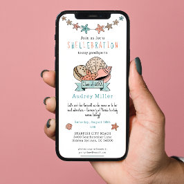 貝殻卒　お別れ 招待状