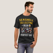 貝殻収集 貝殻 ビーチコーミング Tシャツ (正面フル)