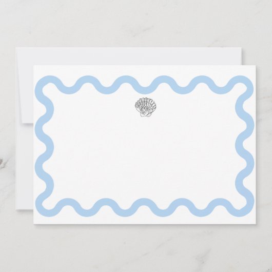 貝殻固定物 ノートカード (正面)