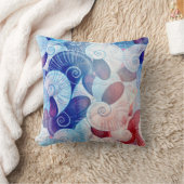 貝殻場面パターン クッション (ブランケット)