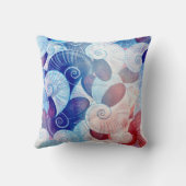 貝殻場面パターン クッション (裏面)