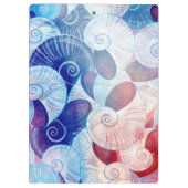 貝殻場面パターン クリップボード (裏面)