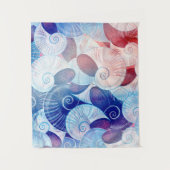 貝殻場面パターン タペストリー (正面)