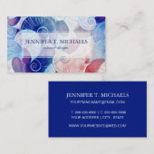 貝殻場面パターン 名刺 (正面/裏面)