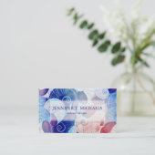 貝殻場面パターン 名刺 (スタンド正面)